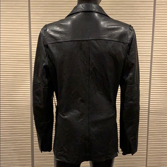 Theory men’s 100% washed leather sports coat NWT - Picture 10 of 16